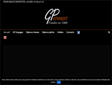 Tablet Screenshot of gpvoyages-chasse-peche.com